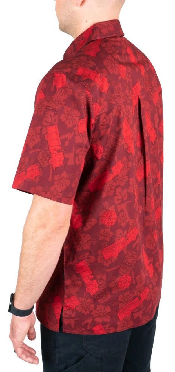 LA Police Gear Fire Tactical Tiki⢠Short Sleeve Button Up Shirt - Image 10