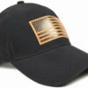LA Police Gear Leather Flag Patch Hat