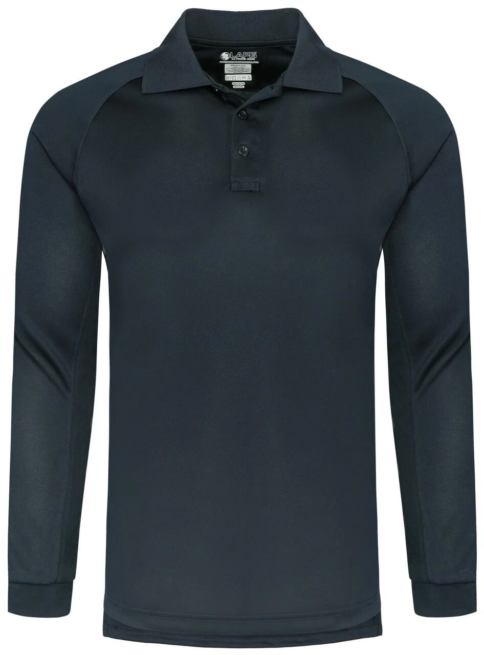 LA Police Gear Men's Long Sleeve Operator Tact Performance Polo - Image 7