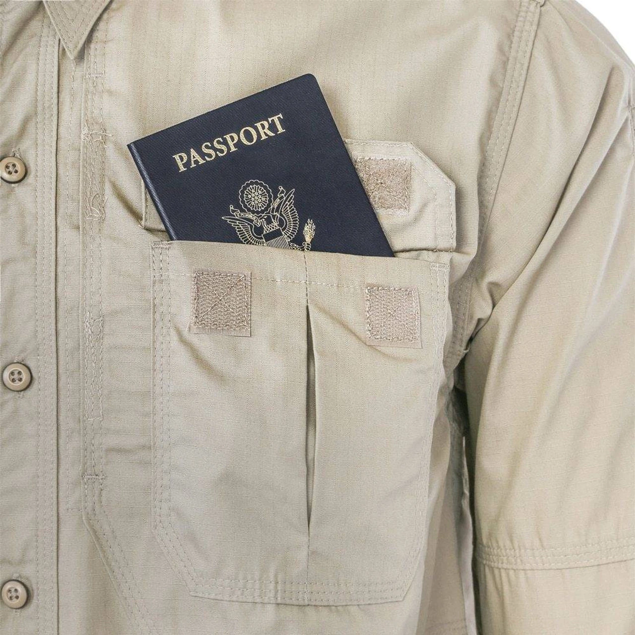 LA Police Gear Men's Long Sleeve Tactical Field Shirt 2.0 - Image 2