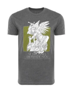 LA Police Gear Men's St. Michael Defende Nos T- Shirt
