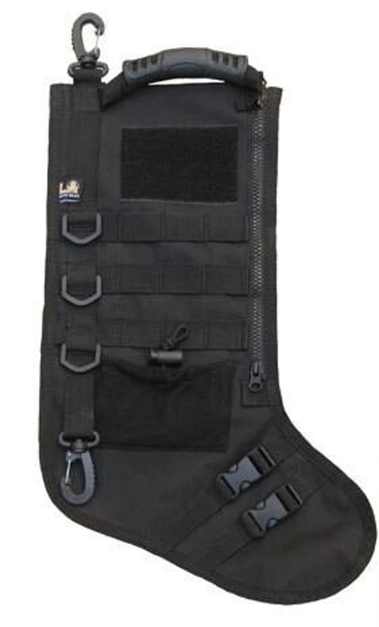 LA Police Gear MOLLE Elite Tactical Christmas Stocking - Black