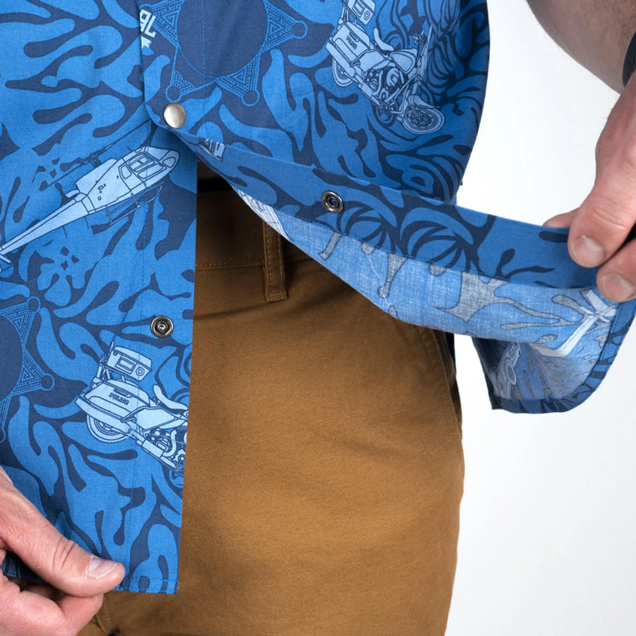 LA Police Gear Police Tactical Tiki⢠Short Sleeve Button Up Shirt - Image 4