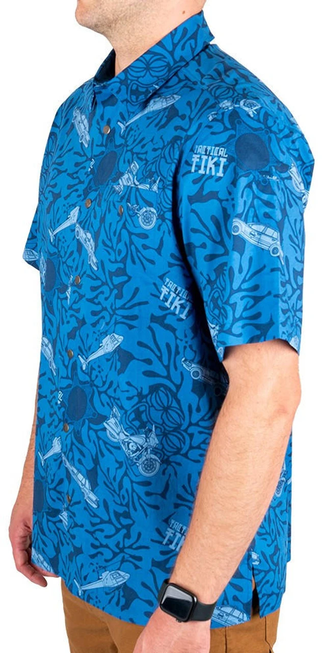 LA Police Gear Police Tactical Tiki⢠Short Sleeve Button Up Shirt - Image 12