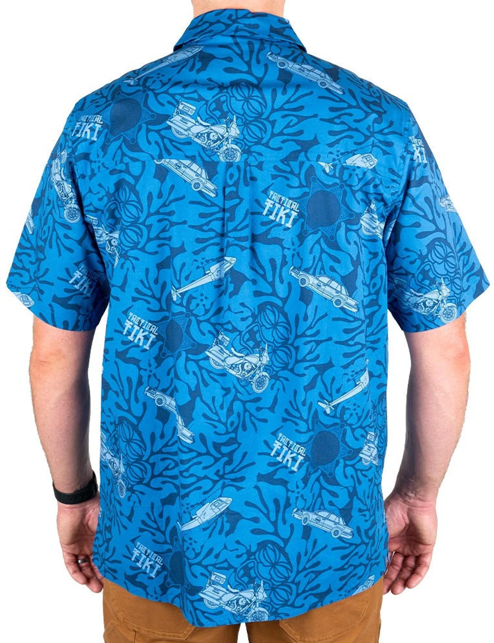 LA Police Gear Police Tactical Tiki⢠Short Sleeve Button Up Shirt - Image 9