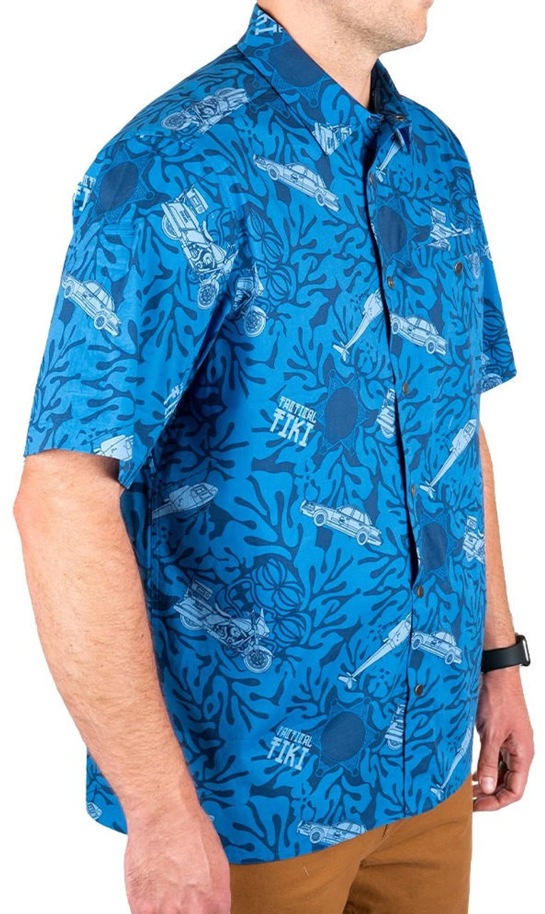 LA Police Gear Police Tactical Tiki⢠Short Sleeve Button Up Shirt - Image 6