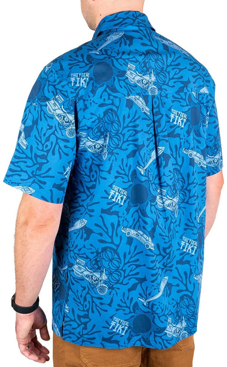 LA Police Gear Police Tactical Tiki⢠Short Sleeve Button Up Shirt - Image 10
