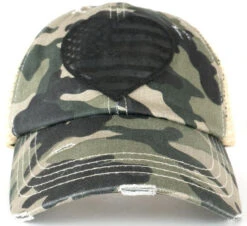 LA Police Gear Pony Tail Heart Hat