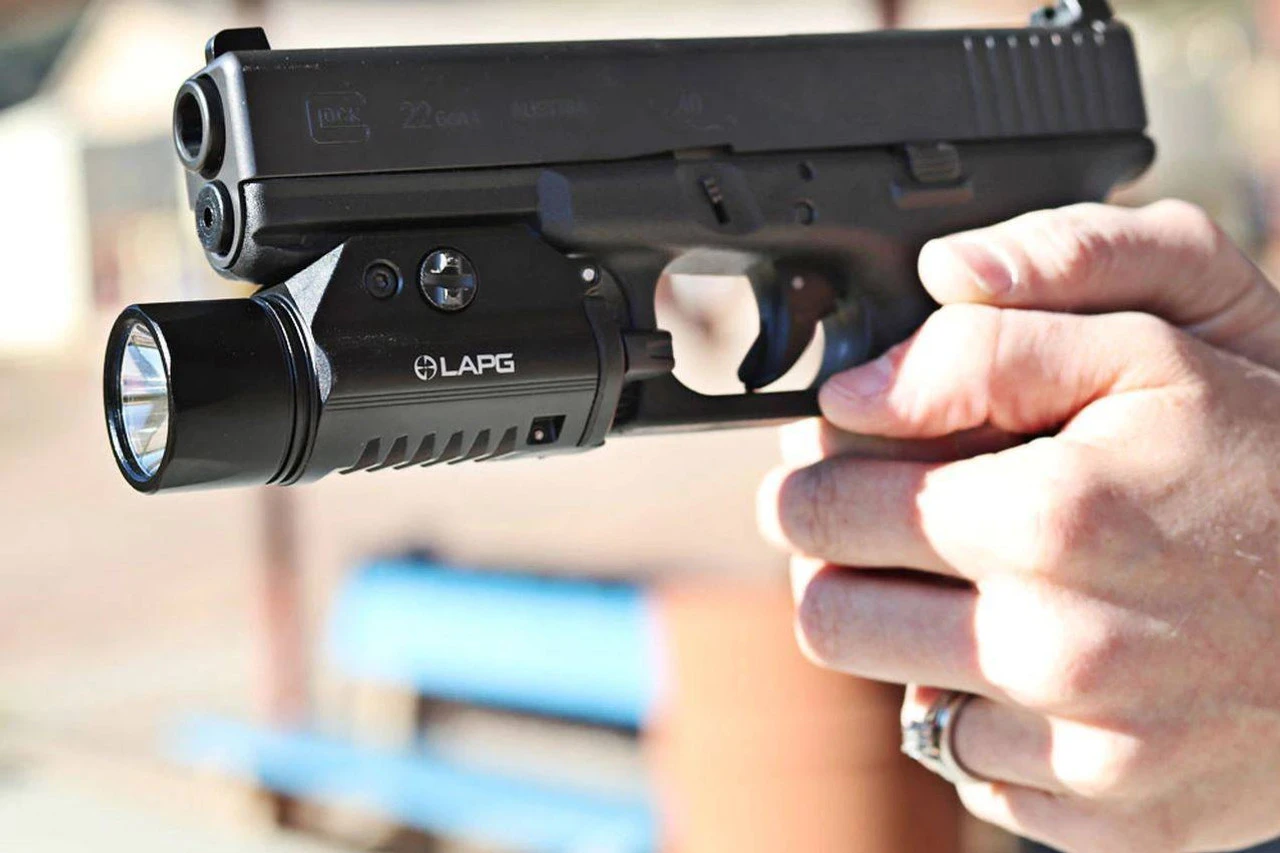 LA Police Gear SlideRail XWL Tactical Strobe WeaponLight - Image 10