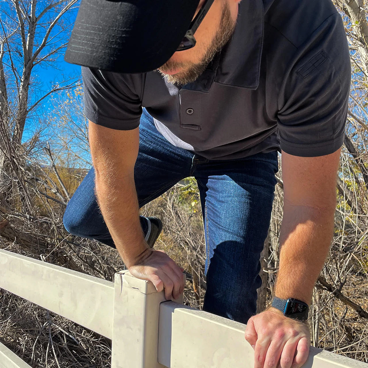 LA Police Gear Terrain Flex Straight Fit Jeans - Image 5