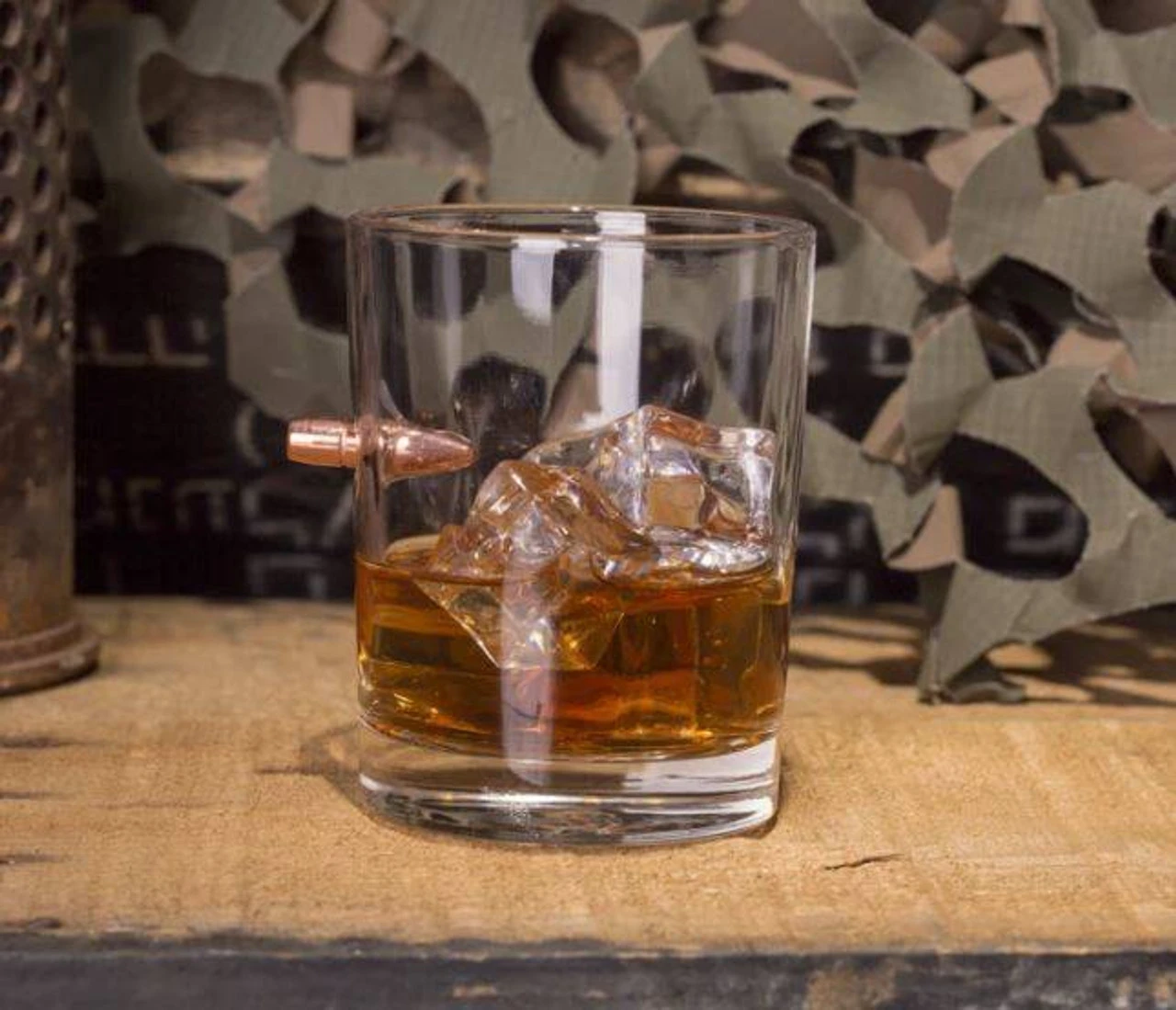 Lucky Shot .308 Projectile Bullet Whiskey Glass - Image 3