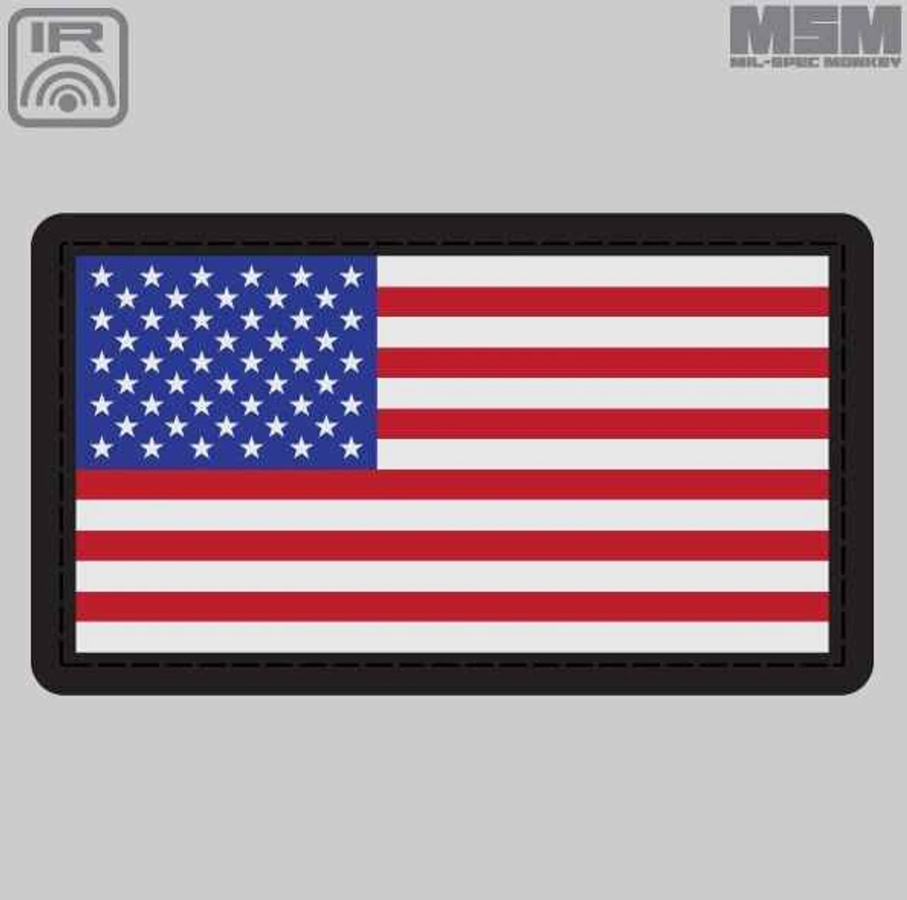 Mil-Spec Monkey MSM IR Sealed US Flag Patch
