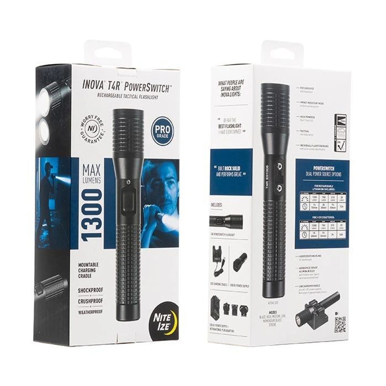 Nite Ize INOVA T4R PowerSwitch Rechargeable Tactical Flashlight - Image 5