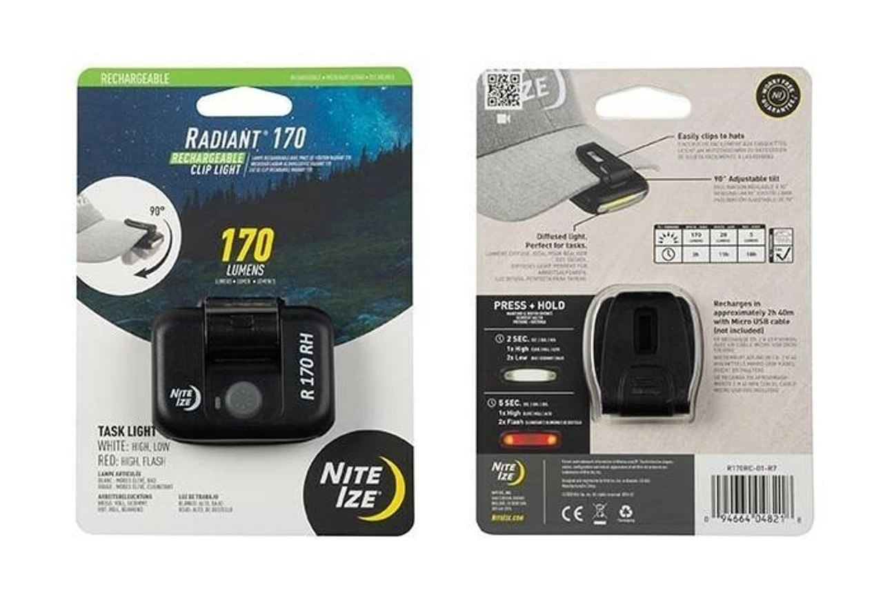 Nite Ize Radiant 170 Rechargeable Clip Light - Image 11