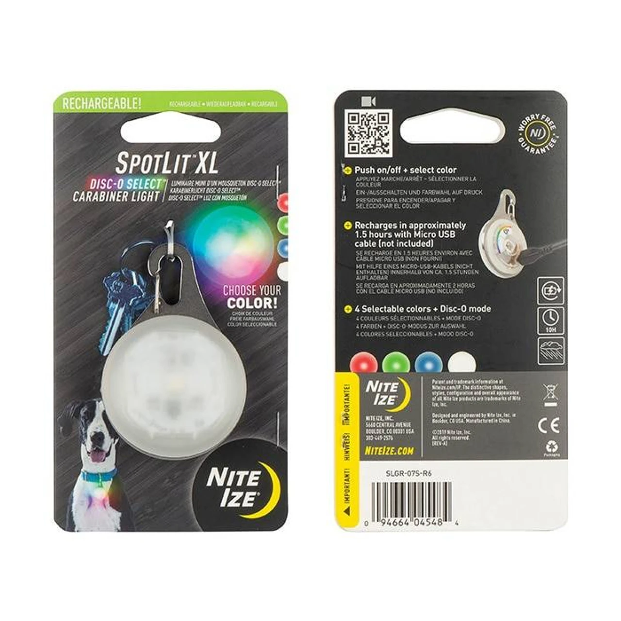 Nite Ize SpotLit XL Rechargeable Carabiner Light Disc-O Select - Image 7