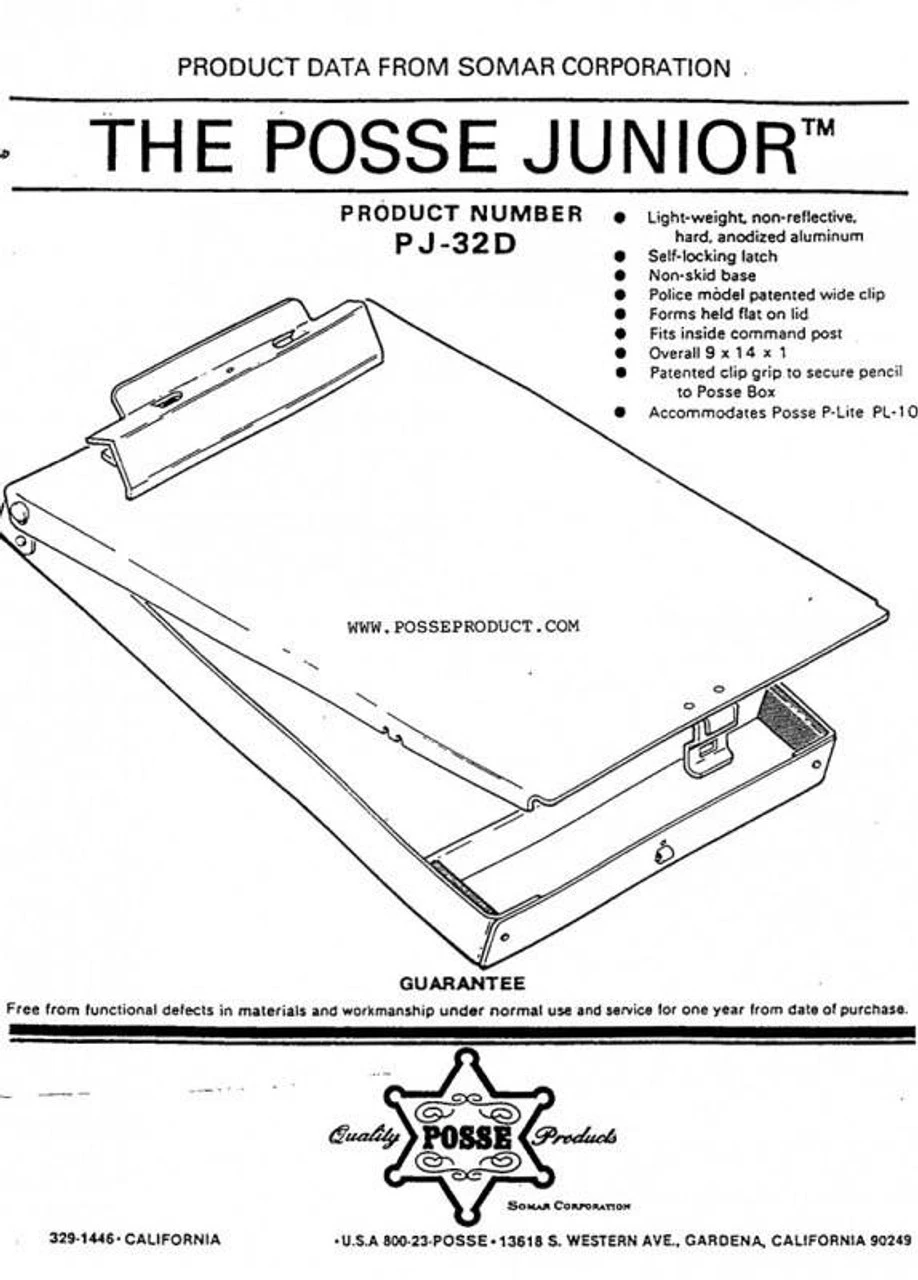 Posse Box PJ-32 XL Legal Size Clipboard - Image 4