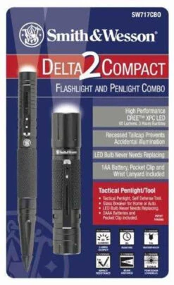 Smith & Wesson Delta2 Compact Flashlight & MicroFlashlight Tool