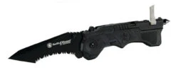 Smith & Wesson First Responder Black MAGIC Knife