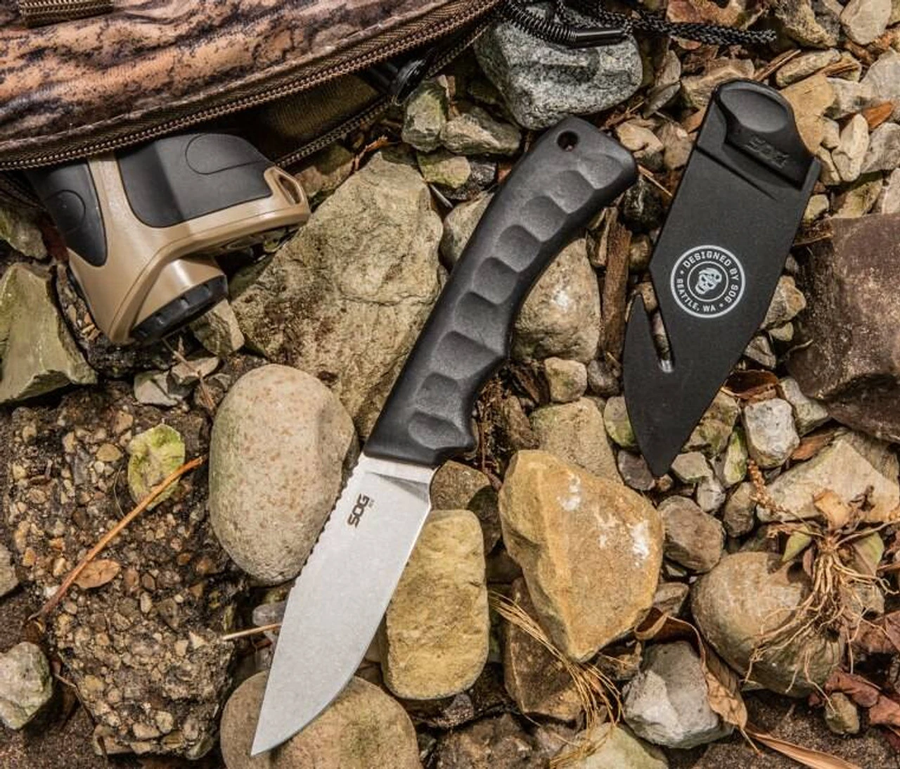 SOG Ace Fixed Blade Knife - Image 8