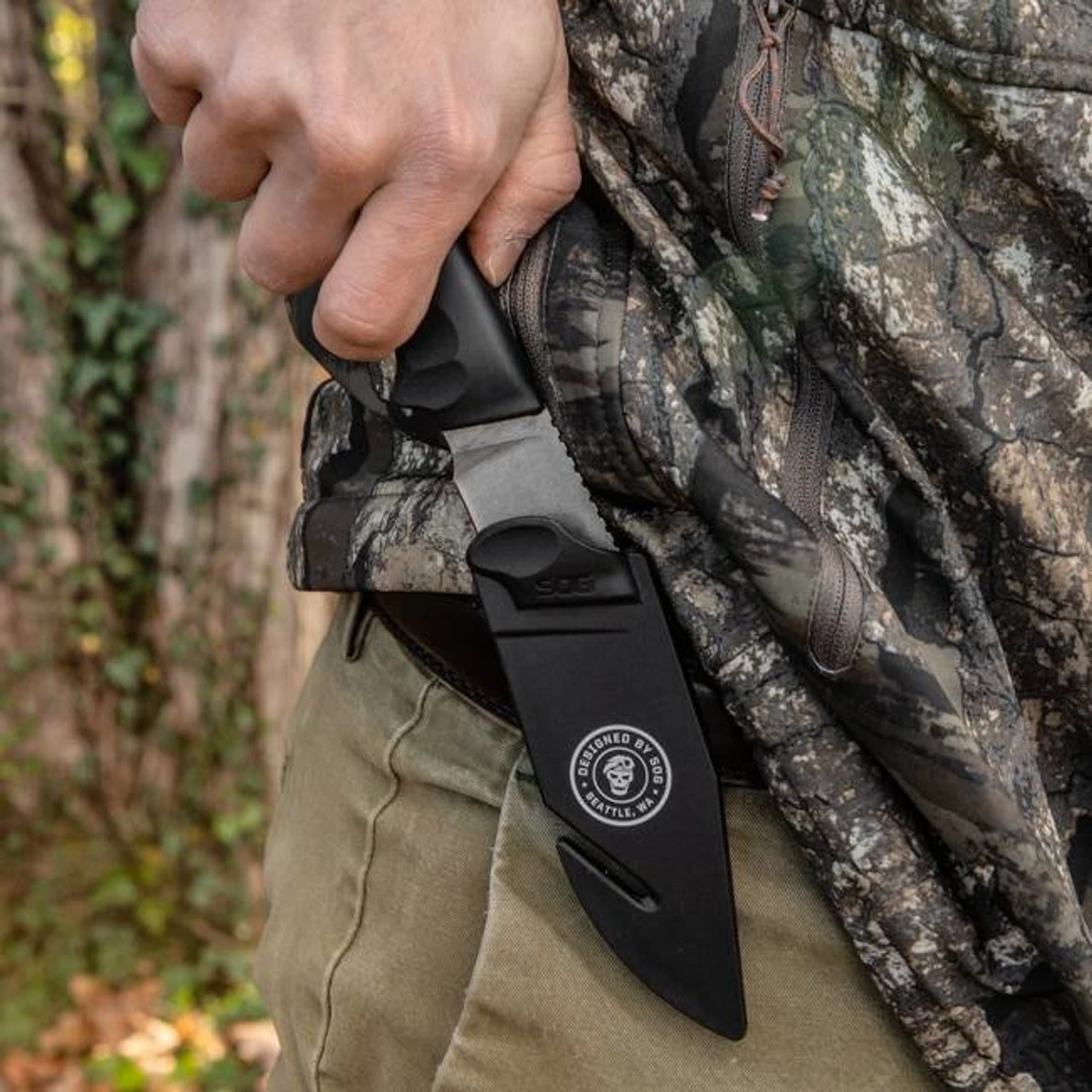 SOG Ace Fixed Blade Knife - Image 9