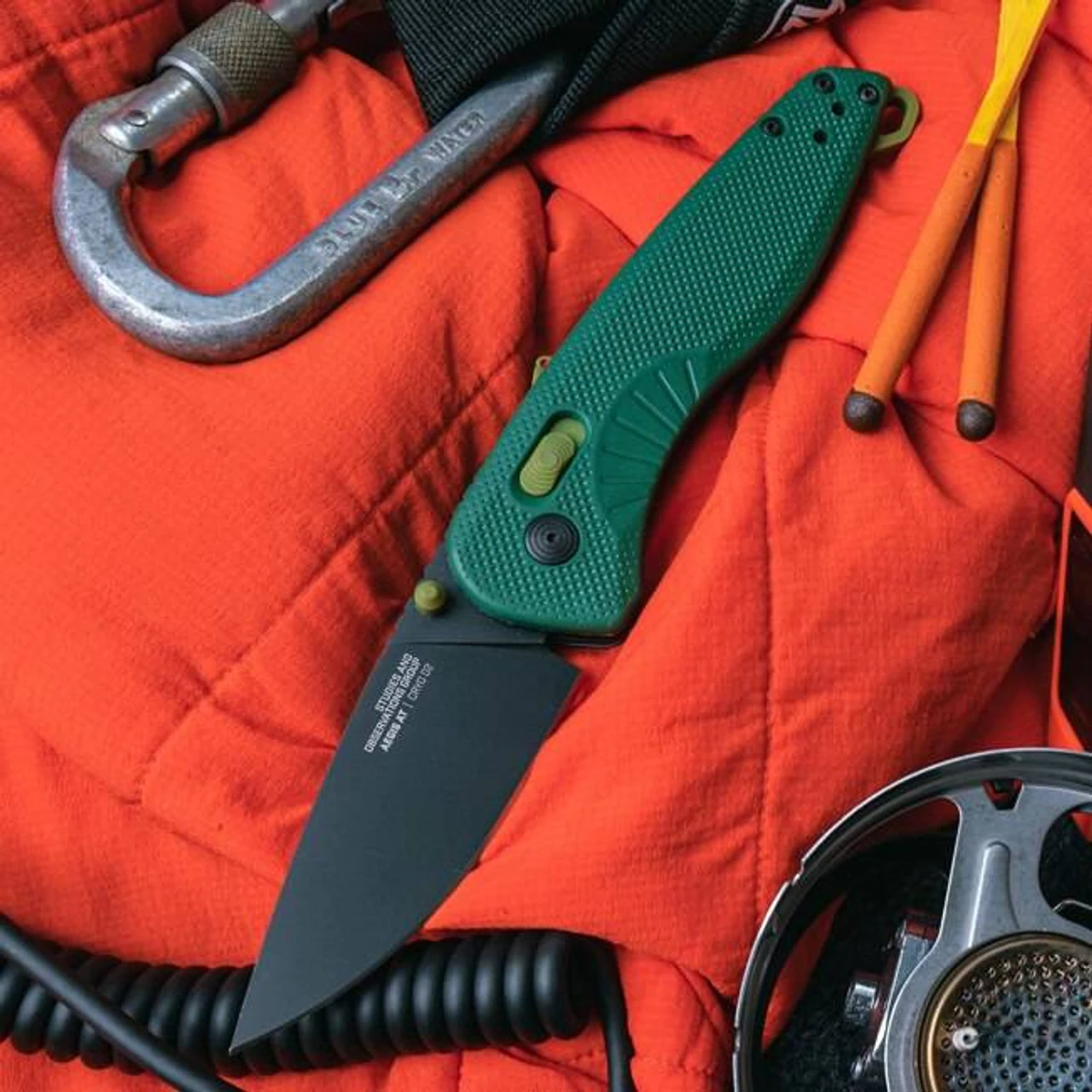 SOG Aegis AT Forest & Moss Folding Knife - Image 10