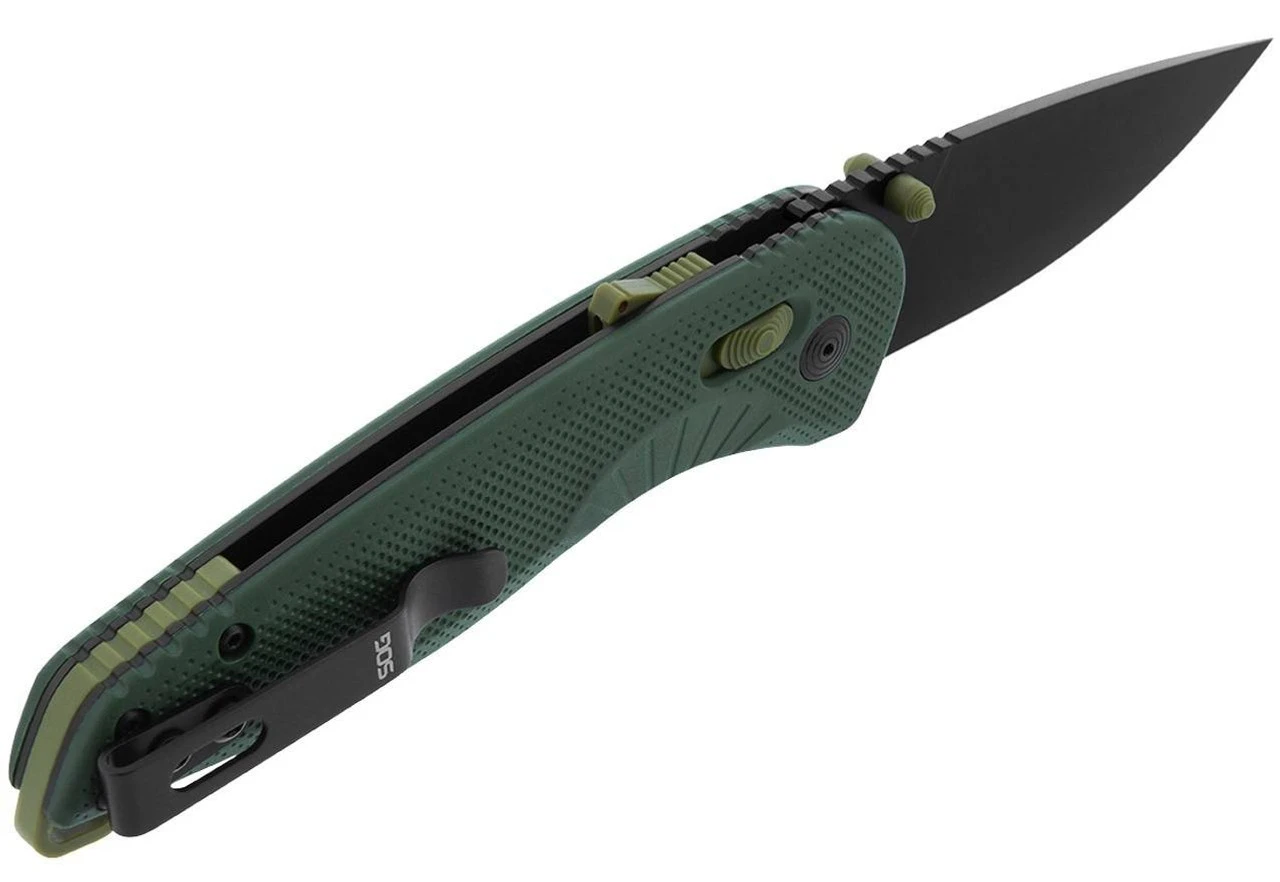 SOG Aegis AT Forest & Moss Folding Knife - Image 4