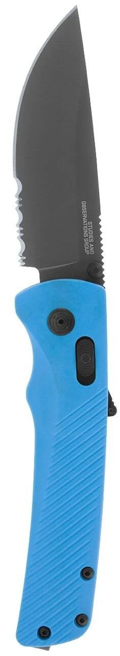 SOG Flash AT Civic Cyan Serrated Folding Knife