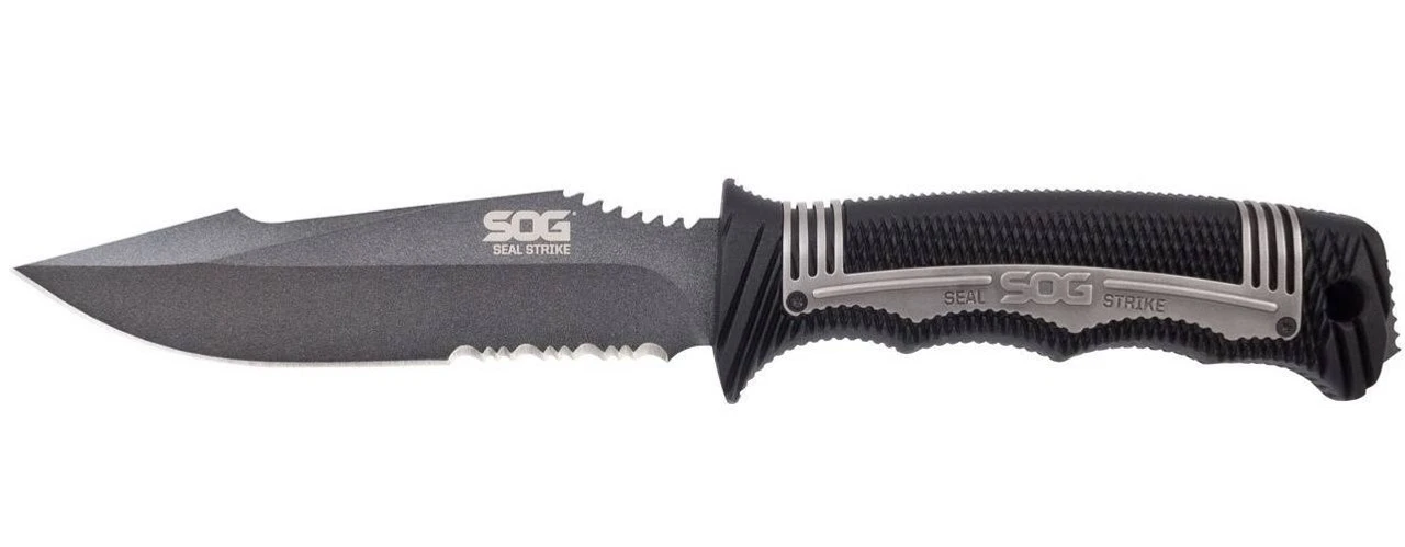 SOG SEAL Strike Powder Coat Fixed Blade Knife With Molded Sheath - Image 2