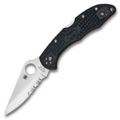 Spyderco Delica ComboEdge Folding Knife