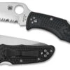 Spyderco Endura 4 Lightweight Black Spyder Edge Folding Knife