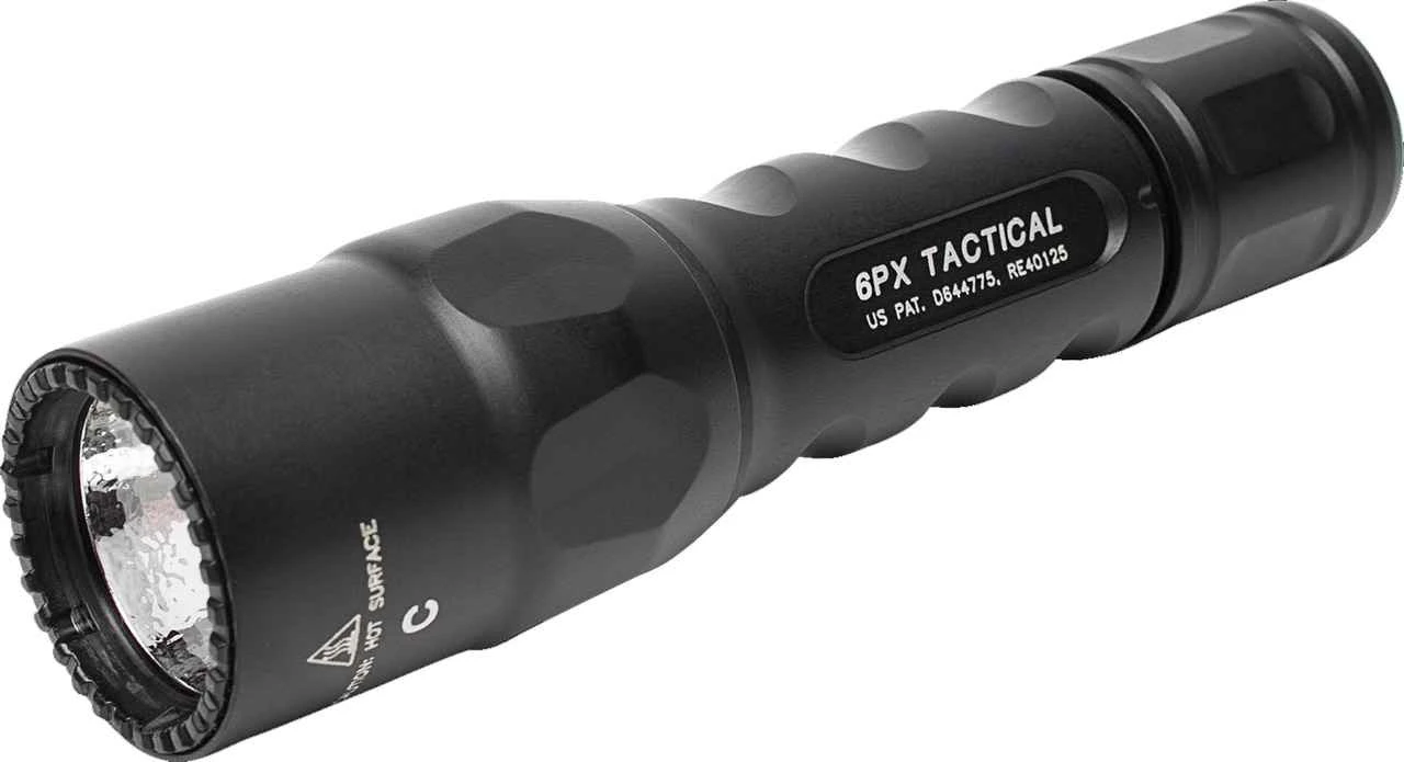 SureFire 6PX 600 Lumen Black Tactical Flashlight