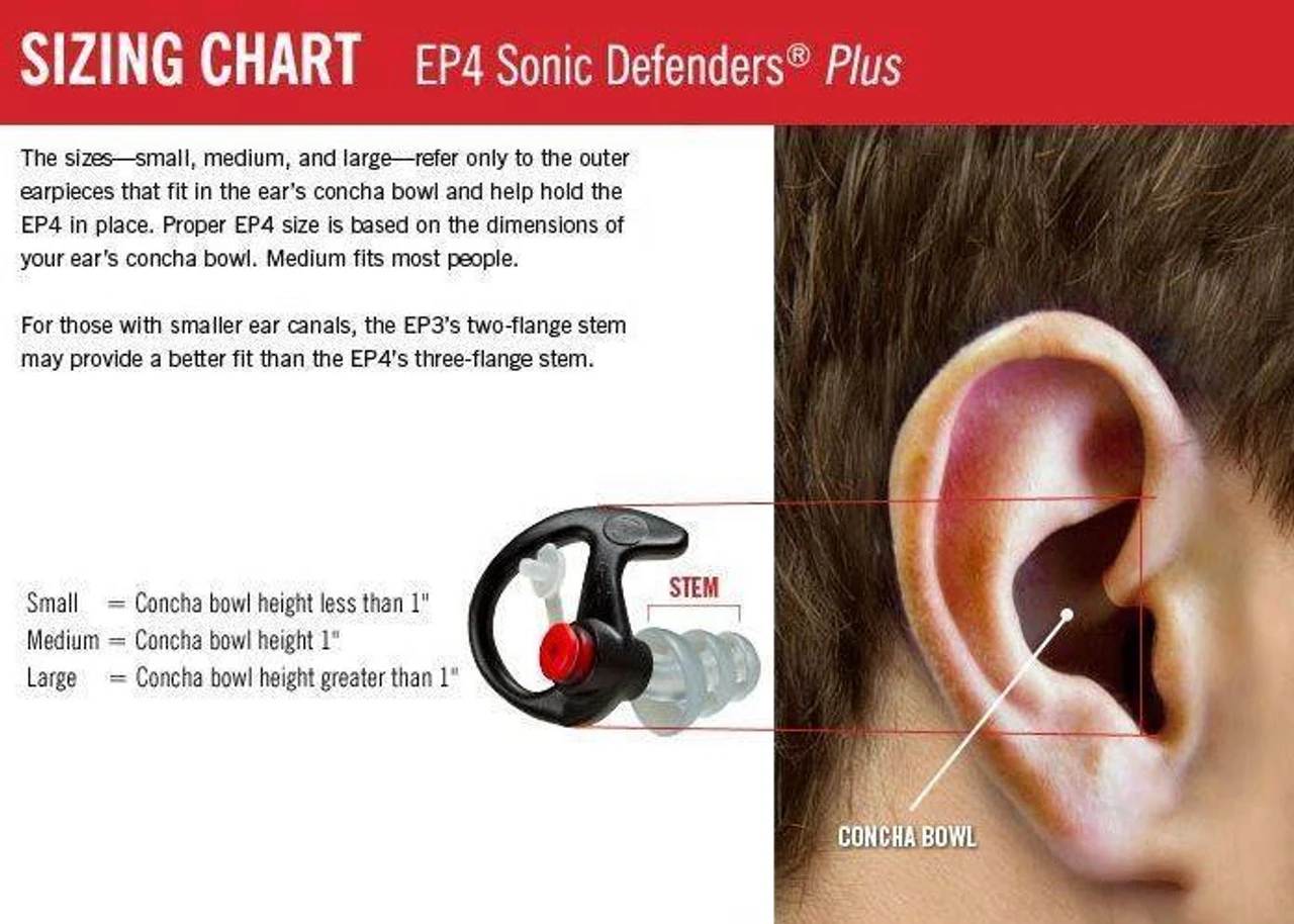 SureFire EarPro EP4 Sonic Defender Plus Earplugs - Image 5