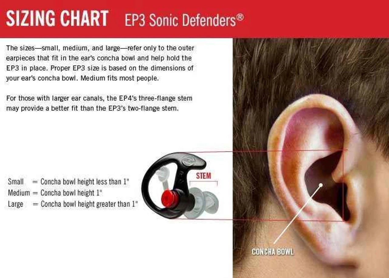 SureFire EP3 Sonic Defenders Earplugs - 25 Pack - Image 4