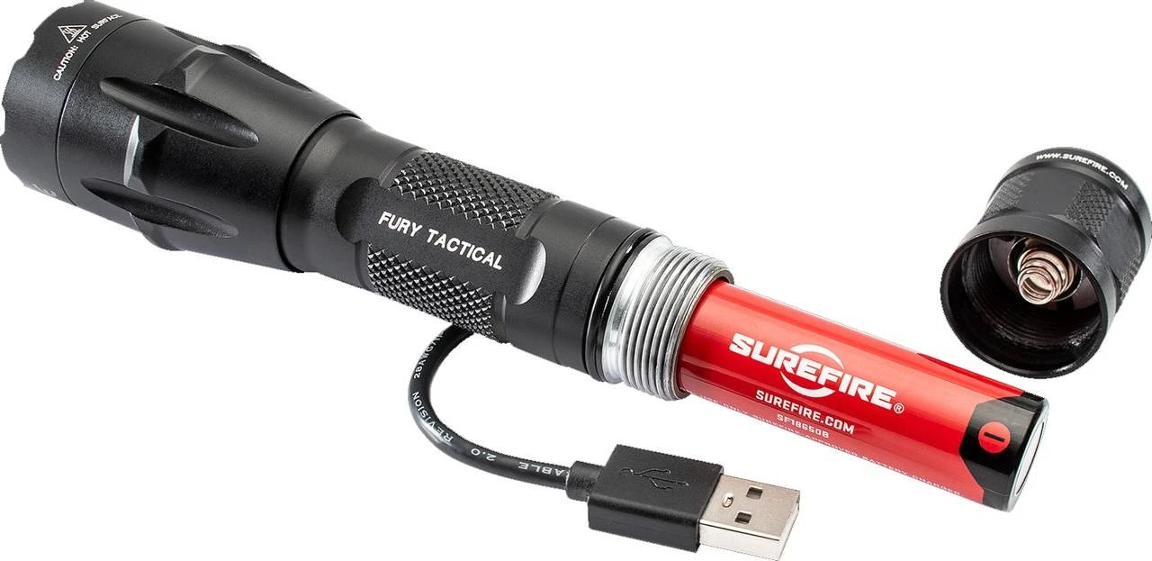 Surefire FURY-DFT Fury Dual-Fuel Tactical LED Flashlight - Image 5