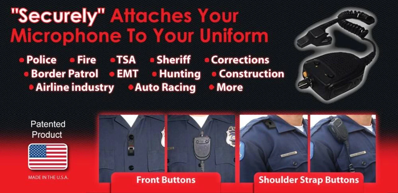 TacticalKlips Tactical Mic Klip And Electronic Klip Combo