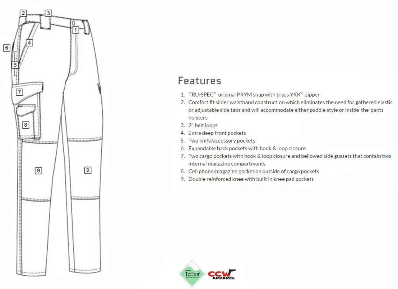 TRU-SPEC 24-7 Series Women's Original Tactical Pants - Image 10