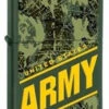 Zippo Green Matte US Army Lighter